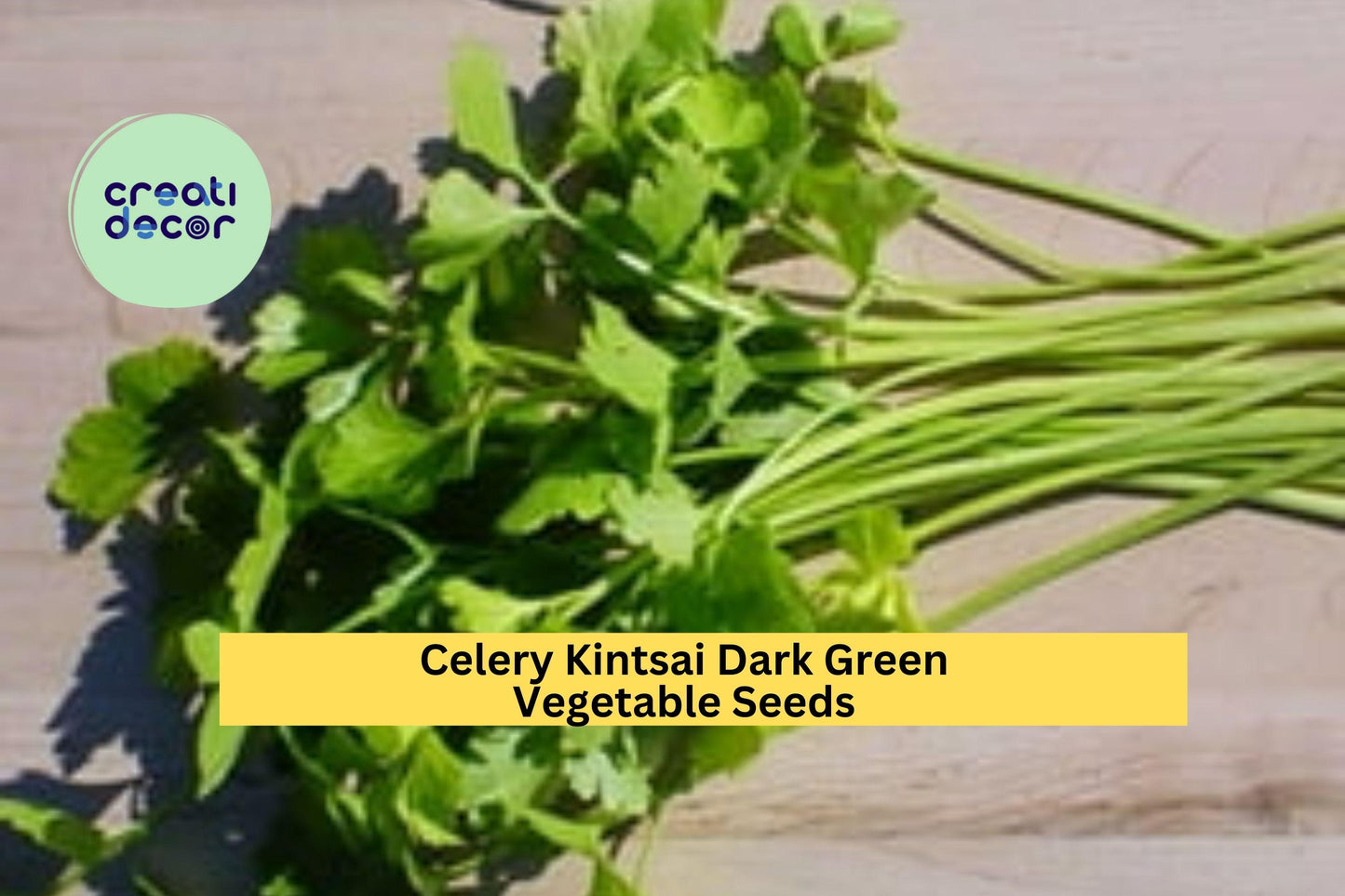 3pcs x 500mg Chinese Celery Kintsai Seeds – Dark Green Variety for Garden Beds, Raised Rows, or Container Growing Seeds for Planting