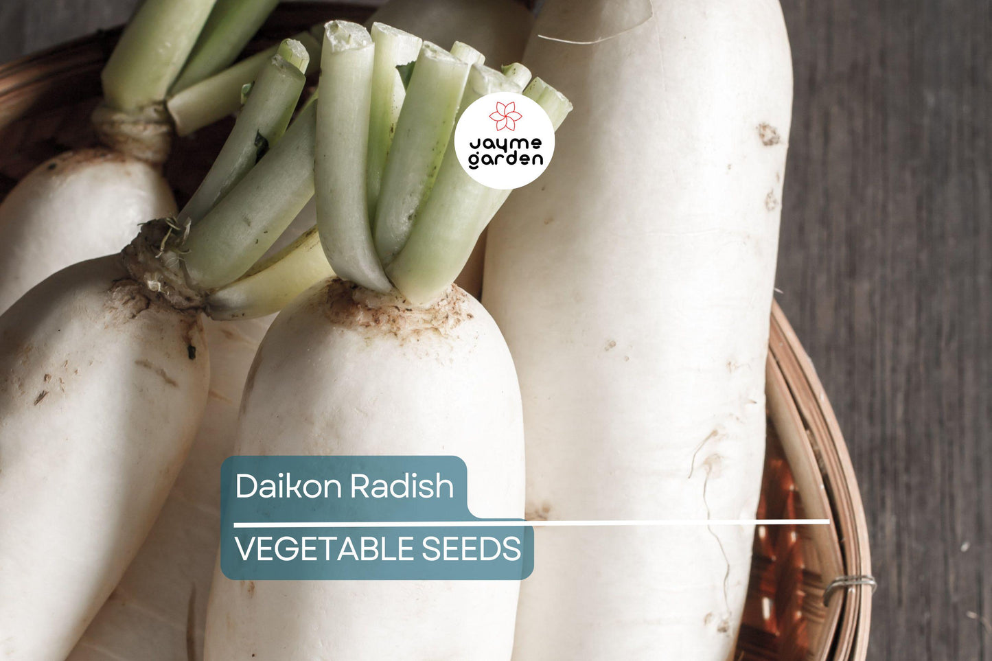 300+ Daikon Radish Seeds - Heirloom, NON-GMO, Fast-Growing, Mild Flavor, USA Seller!