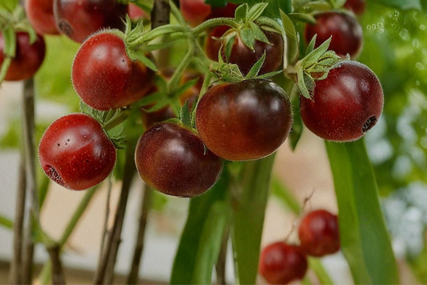 2 Cherokee Purple Tomato Live Plants | Heirloom Tomato Seedlings 6–10 Inches | 60+ Day Old Garden Ready Plants | Non-GMO