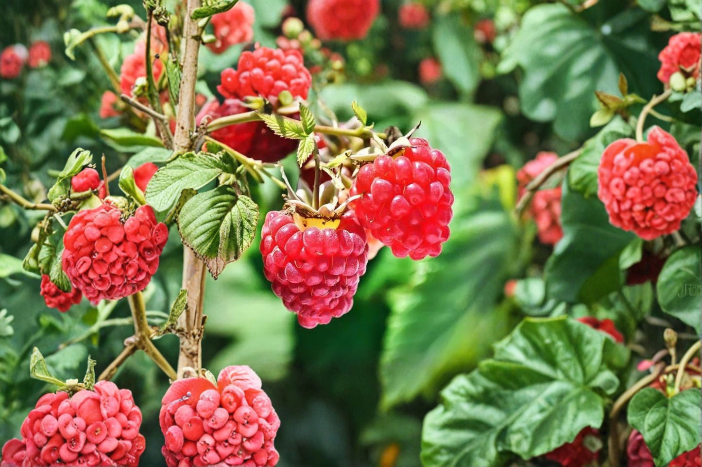 Red Raspberry Live Plant – 5" Tall – Sweet Berry Bush – Rubus idaeus