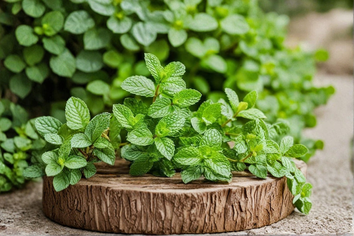 2 Peppermint Cuttings | Fresh Live Mint Stems | Peppermint Herb Plant | Culinary Tea Herb | Mint Propagation | Unrooted Cuttings