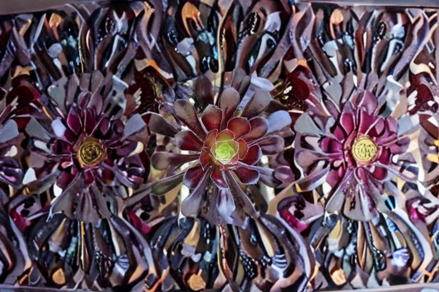 Black Rose Aeonium 2 Cuttings – Aeonium arboreum