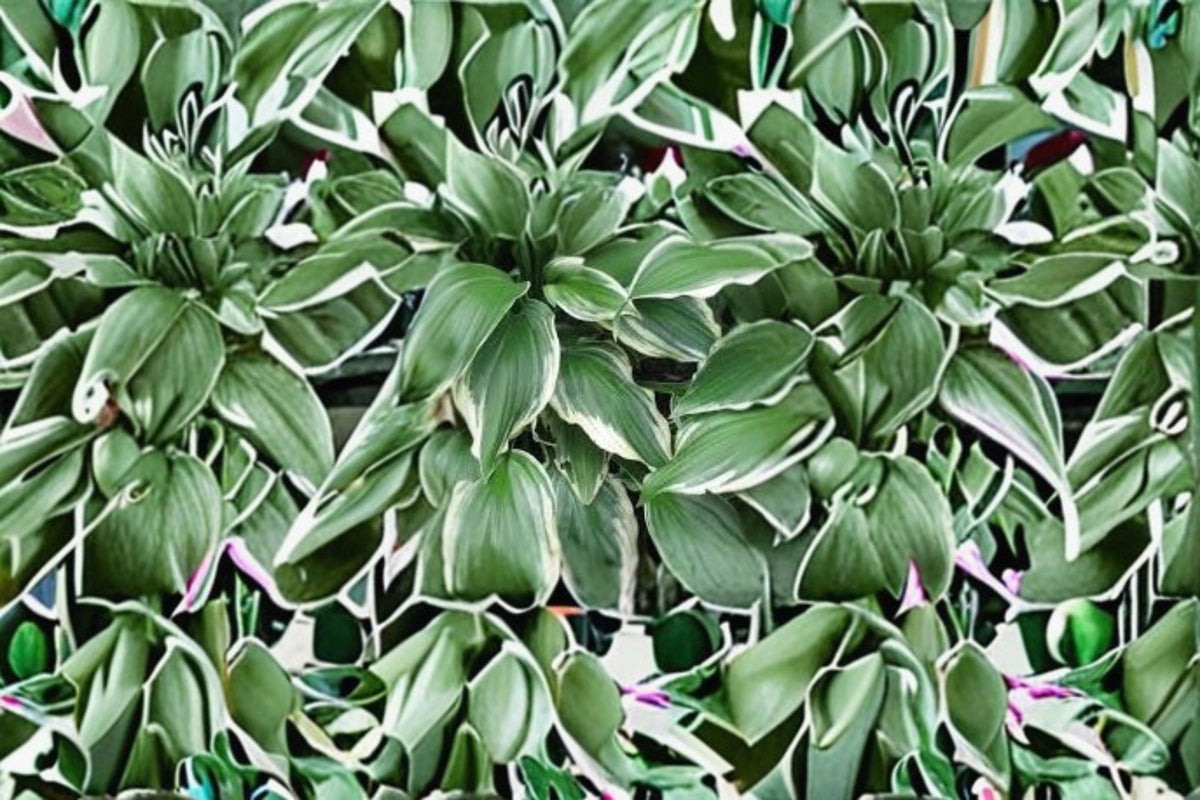 5 Hosta 'Undulata Albomarginata' Live Bare Root Plants | Variegated Hosta | Shade Perennial | White Edged Hosta | Garden Starter Plants