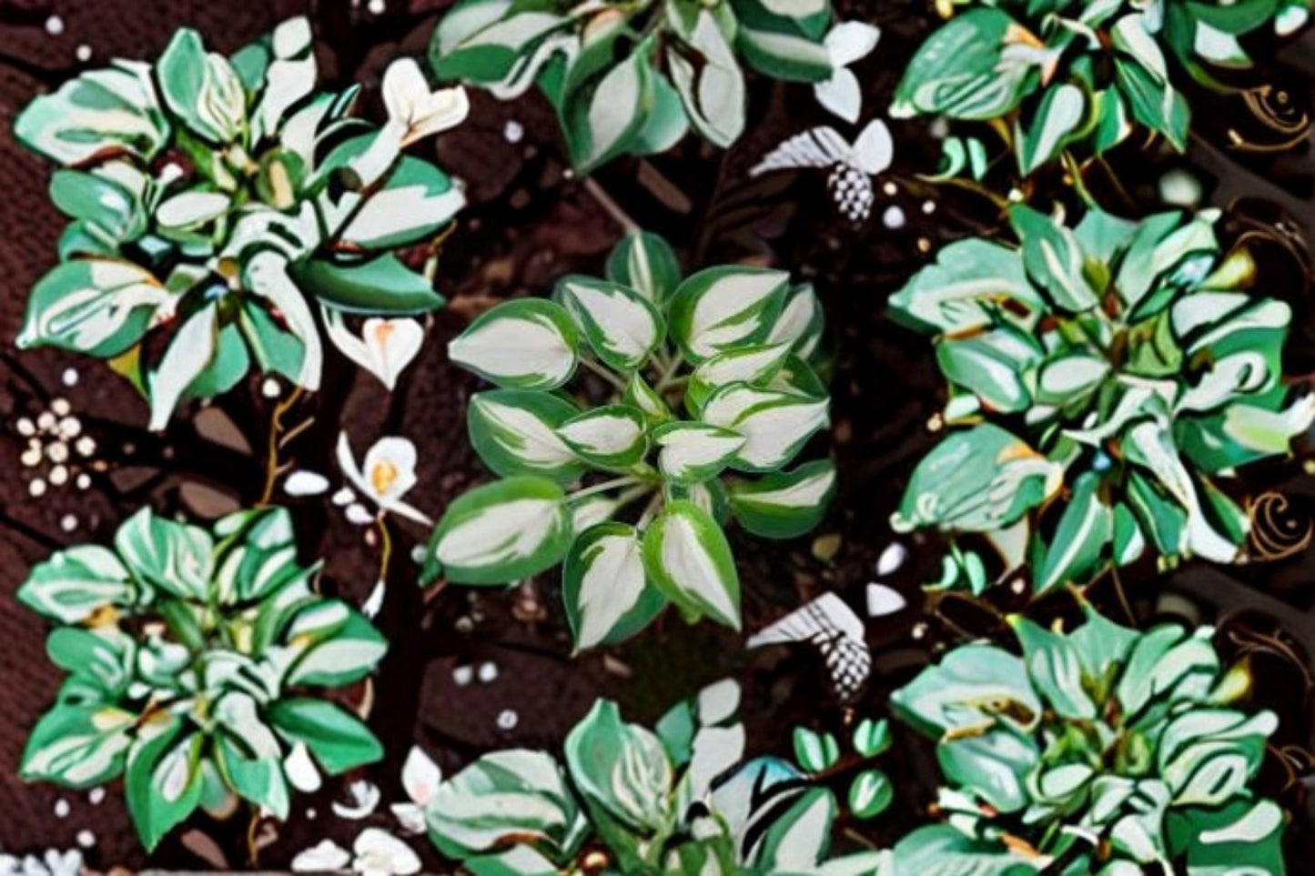 Pandora's Box Hosta Live Starter Plant – Mini Dwarf Hosta