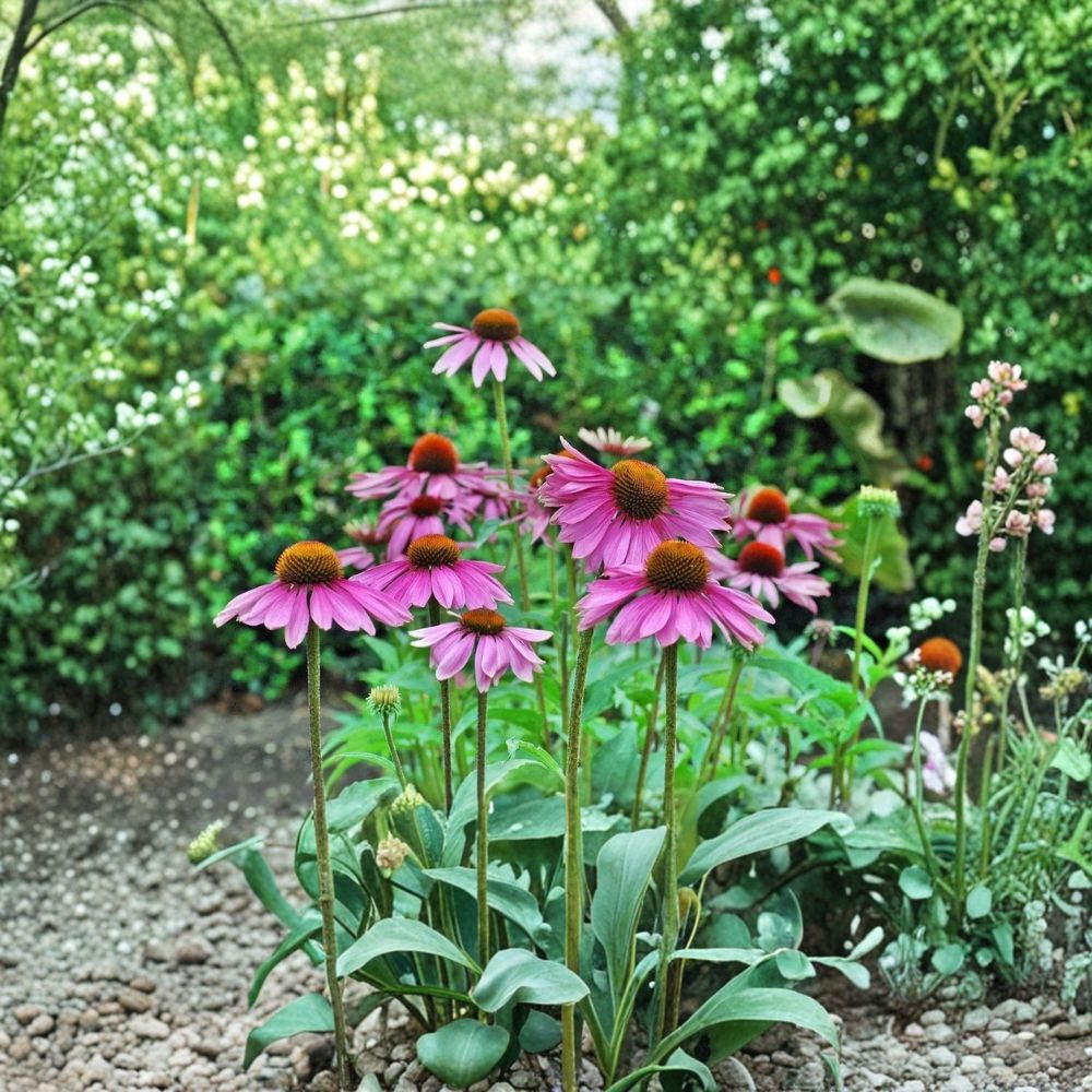 Purple Coneflower – Echinacea purpurea Live Plant | 1 Gallon Fully Rooted Perennial | Pollinator Friendly | Native Wildflower | Easy to Grow