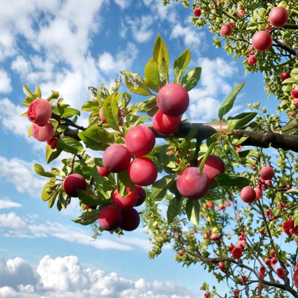 Wild Plum Tree – Prunus americana Fresh Unrooted Cuttings | Set of 12 | Native Fruit Tree | Easy to Propagate