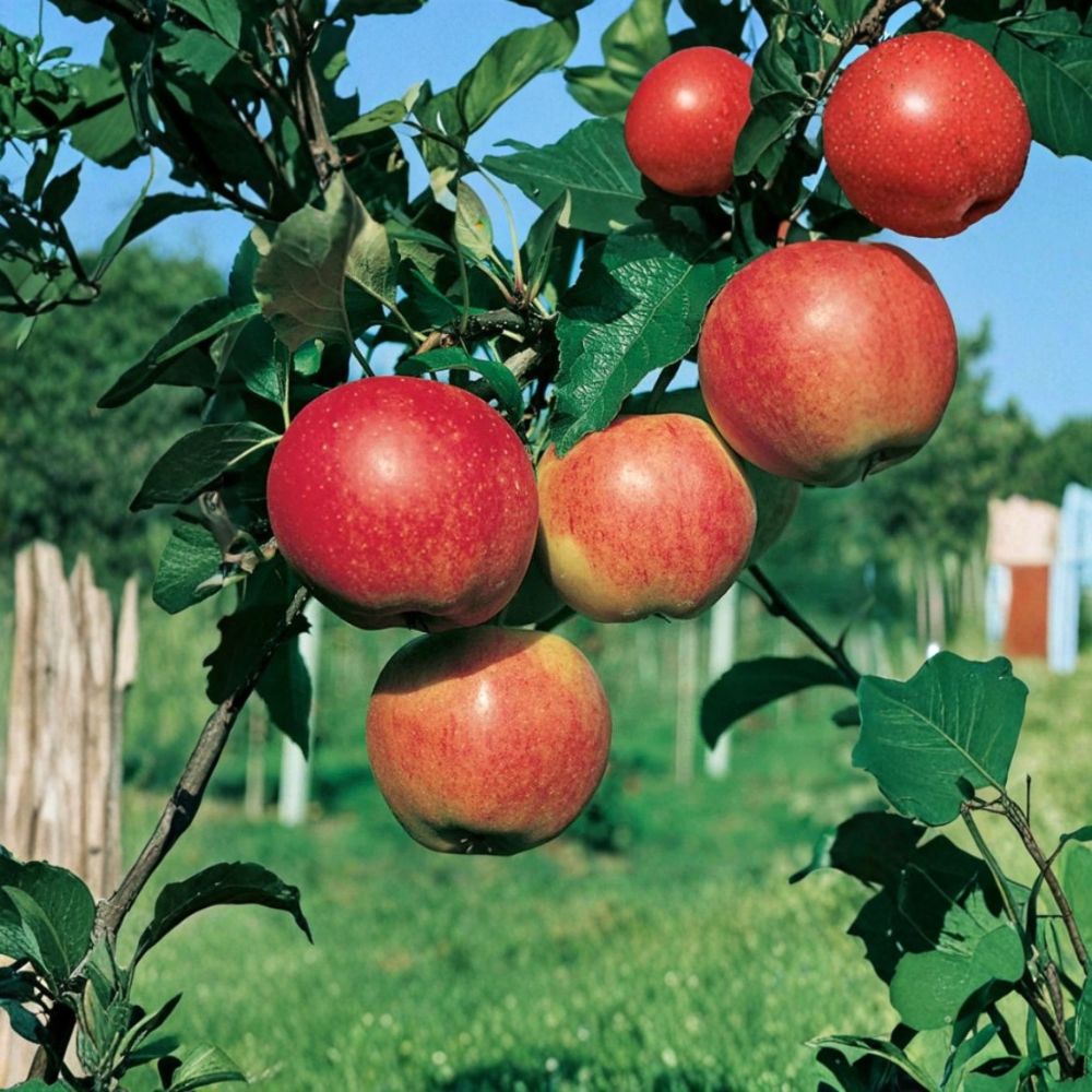 Dwarf Gala Apple Tree – Malus domestica Live Bare Root | Compact Fruit Tree | Heavy Producer | Cold Hardy | Easy to Grow