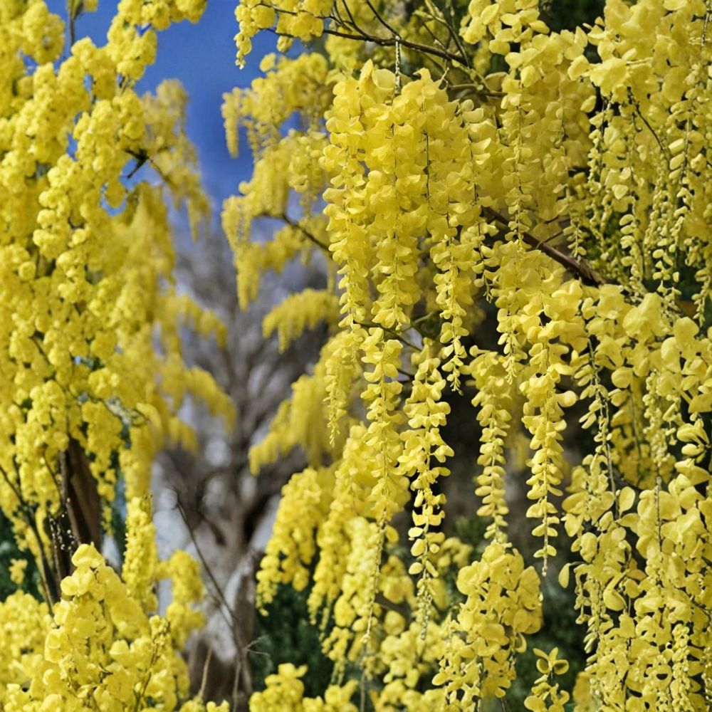 True Yellow Wisteria – Fresh Unrooted Cuttings | Set of 3 | Rare Flowering Vine | Easy to Propagate