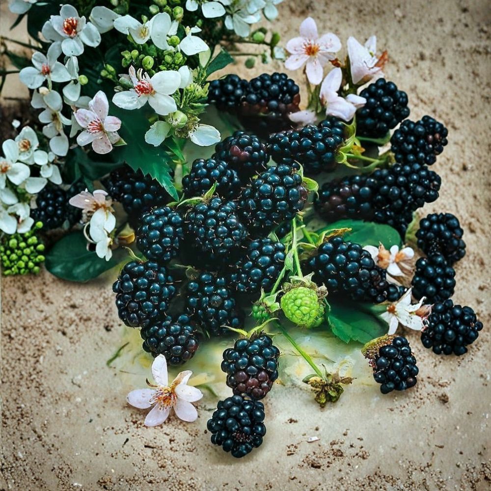 BUY 2 GET 1 FREE – Live Blackberry Bush | 6–12 Inches Tall | Bare Root Cold Hardy Fruit Plant | Pest Resistant | Easy to Grow