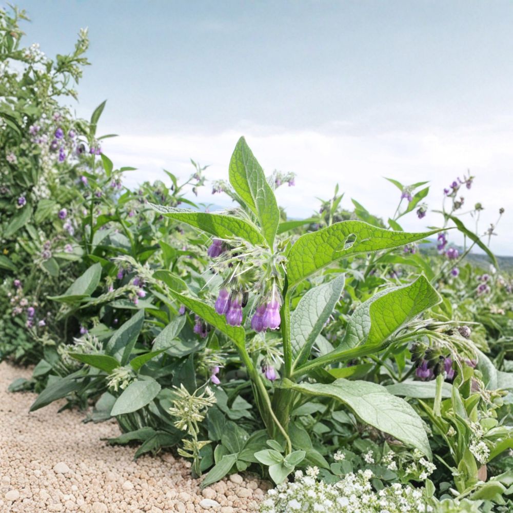 Russian Comfrey Bocking #4 – Symphytum × uplandicum Live Root Crowns | 2.5 Lbs | Organically Grown | Hardy Perennial Garden Plant