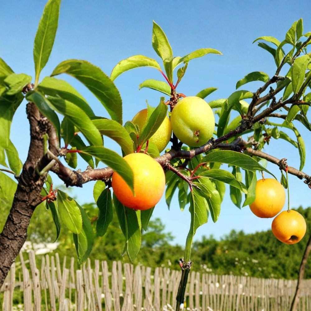 3 Chickasaw Plum Trees – Prunus angustifolia Bare Root Starter Plants | 12–24 Inches Tall | Native Edible Fruit Trees | Easy to Grow
