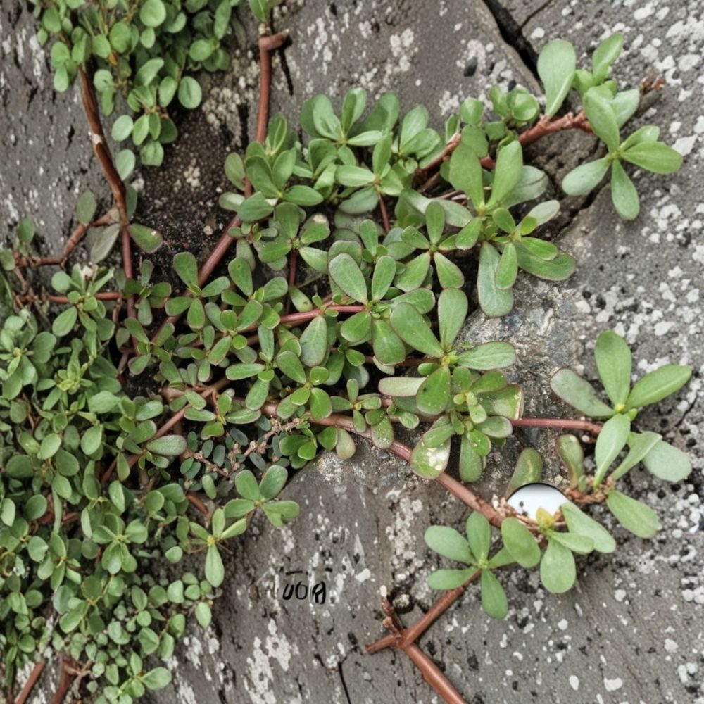 Purslane – Fresh Unrooted Cuttings | Set of 5 | 6 Inches Long | Edible Herb Succulent | Easy to Grow