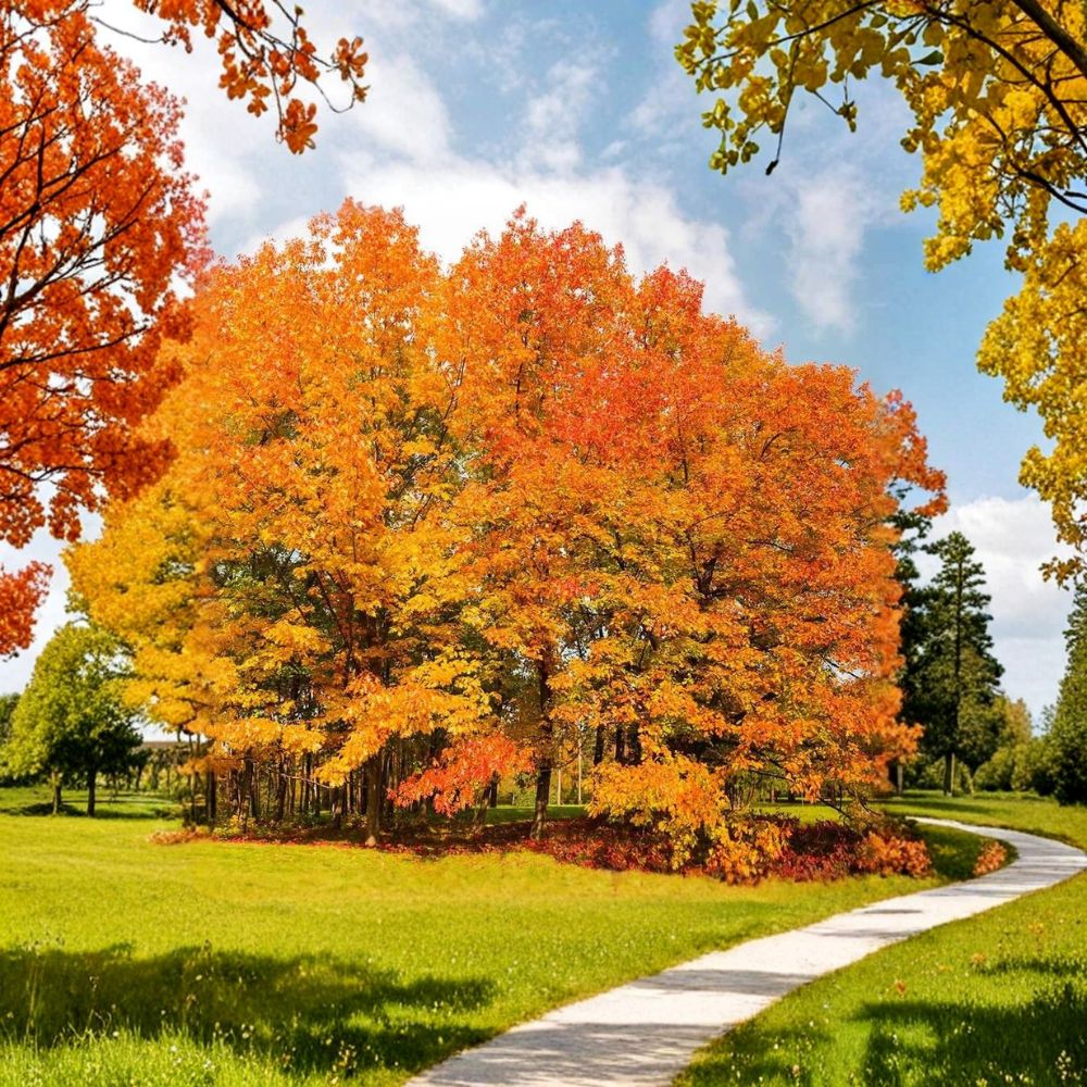 Northern Red Oak Live Tree | Quercus rubra | 12–24 Inches Tall | Bare Root Starter Tree | Fast Growing Shade Tree