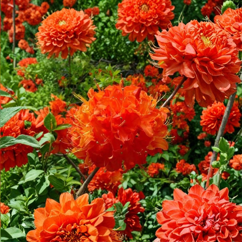 Mandarin Lights Orange Deciduous Azalea – Northern Lights Hybrid Live Starter Plant (7L) | 1 Live Plant | Hardy Flowering Shrub | Easy to Grow