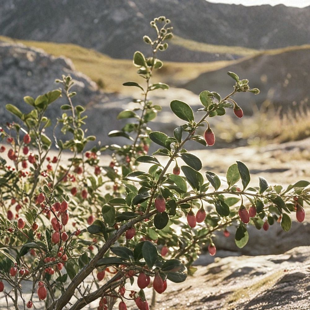 Goji Berry Live Plant – Lycium barbarum | Healthy Fruit Bush | Includes Nursery Pot | Edible Superfruit Plant | Easy to Grow