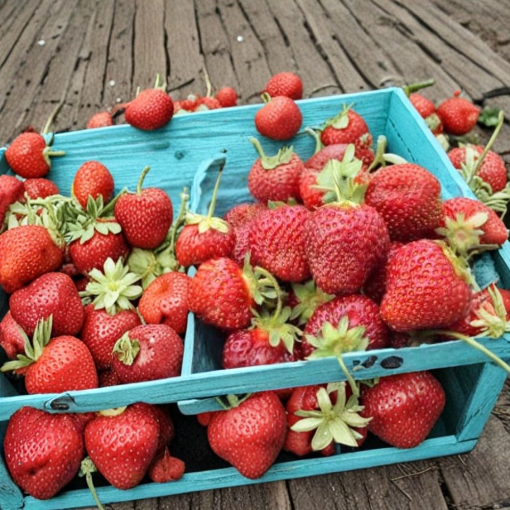 Honeoye Strawberry Plants – Fragaria × ananassa Live Bare Root Plants | Lot of 25 | June-Bearing Strawberry | Large Sweet Berries | Easy to Grow