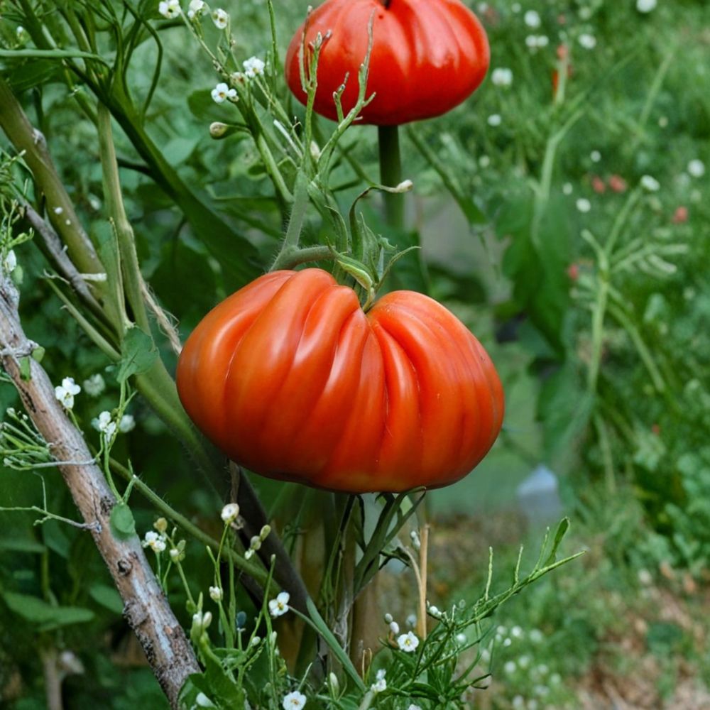 Cuor di Bue di Albenga Tomato – Solanum lycopersicum Seeds | 50 Organically Grown Seeds | Italian Heirloom Beefsteak Variety | Garden & Container Friendly | Easy to Grow