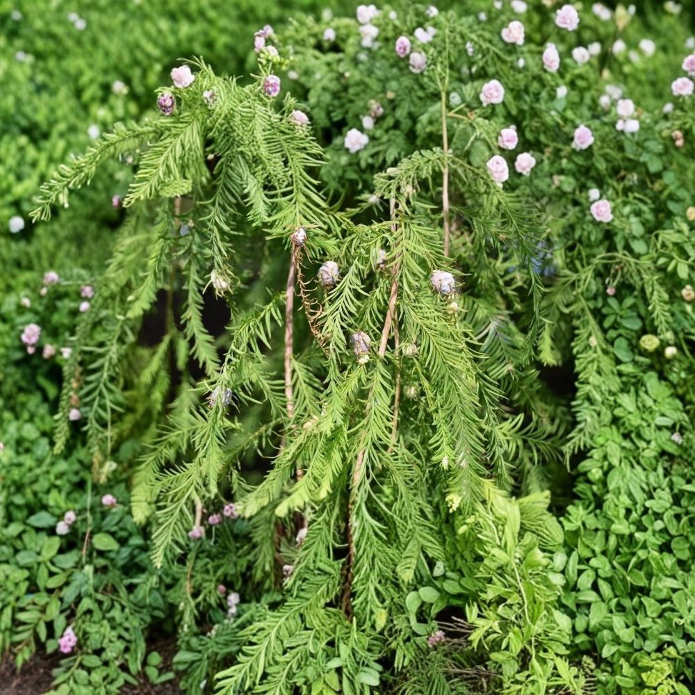 Bald Cypress Tree – Taxodium distichum Live Plant | 18–24 Inches Tall | 1 Quart Pot | Deciduous Conifer | Zones 4–10 | Ornamental Tree