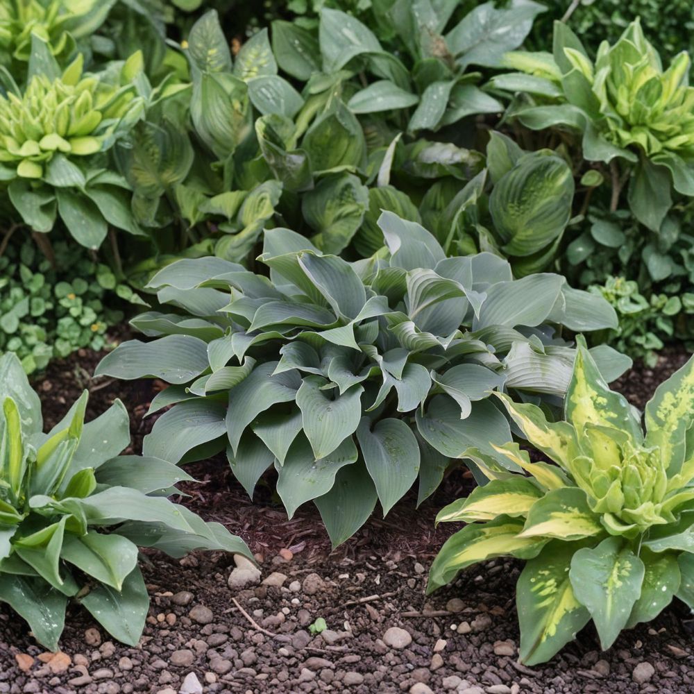 Hosta 'Halcyon' – Bare Root Starter Plant | Frosty Blue Hosta | Shade Garden Perennial | Slug Resistant Foliage | Blue-Violet Flowers