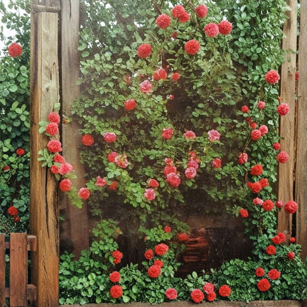 Climbing America Rose – Rosa hybrida Live Plant | 5 Gallon Size | Salmon Pink Climbing Rose | Includes Nursery Pot | Trellis & Arbor Friendly | Easy to Grow