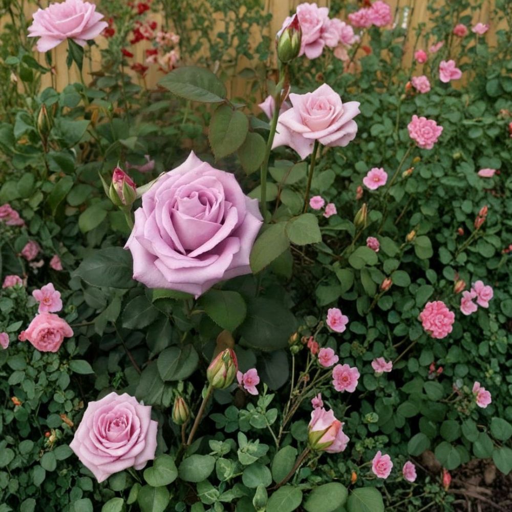 Blue Girl Rose – Live Bush Plant | 5 Gallon Size | Includes Rooted Hybrid Tea Rose Ready for Planting | Landscape & Garden Friendly | Easy to Grow
