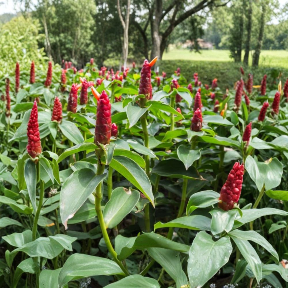 Awapuhi Shampoo Ginger Live Plants | Set of 2 | 12+ Inches Tall | Zingiber zerumbet | Tropical Ornamental Ginger