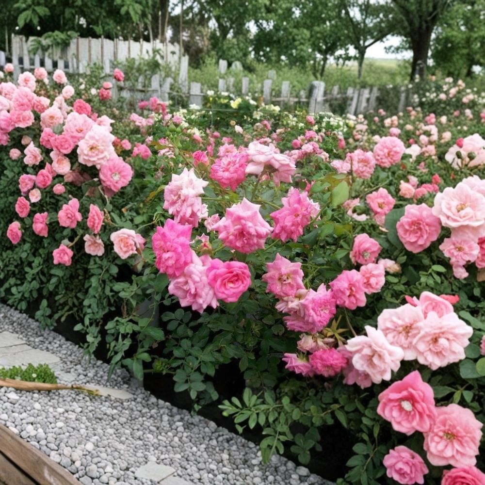 Sweet Drift Rose – Live Bush Plant | 3 Gallon Size | Includes Rooted Ground Cover Rose Ready for Planting | Landscape & Garden Friendly | Easy to Grow