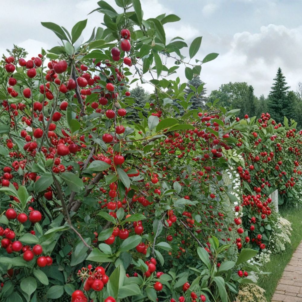Live Vine Cherry Tree – Bare Root Seedling | Approximately 12 Inches Tall | Hardy Fruit Tree | Garden & Orchard Friendly | Easy to Grow
