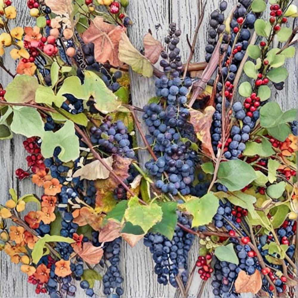 Concord Grape Vine – Vitis labrusca Live Bare Root Starter Plant | 6–14 Inches Tall | Organic Fruit Vine | Easy to Grow