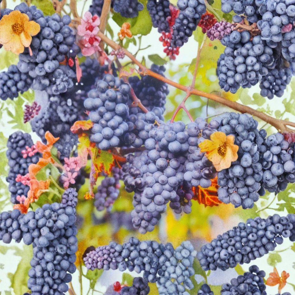 Venus Blue Grape Vine – Live Fruit Plant | 1 Gallon Size | Sweet Blue Grapes | Home Garden & Vineyard Favorite | Easy to Grow