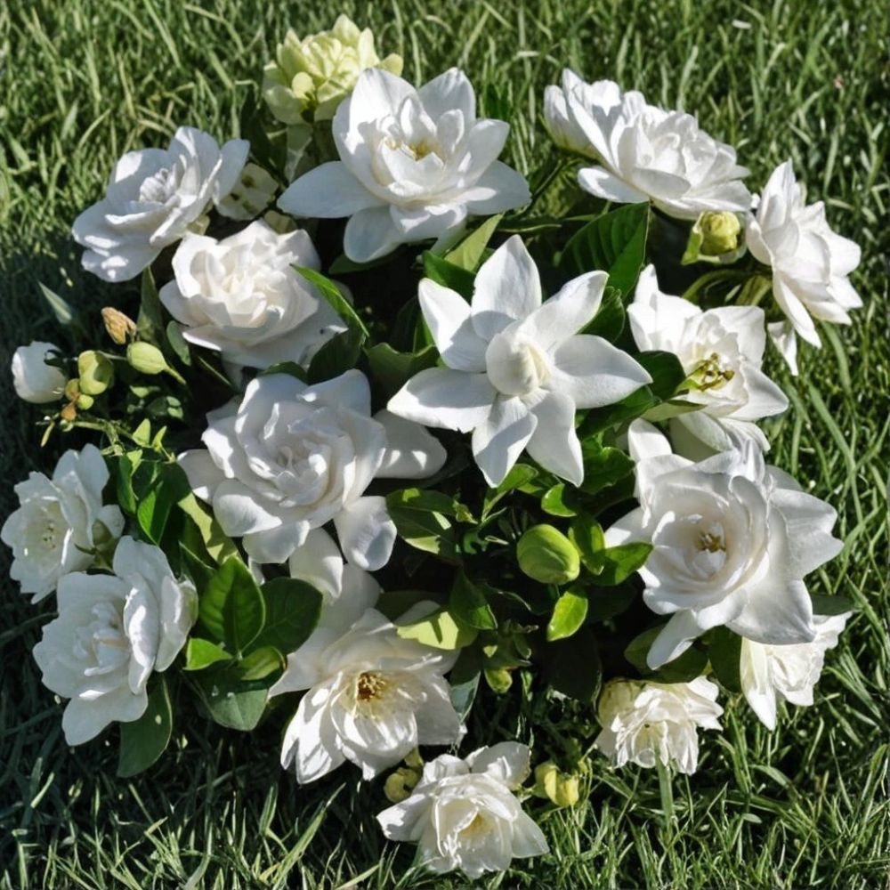 Summer Snow Gardenia® – Gardenia jasminoides ‘Summer Snow’ Live Starter Plant | Fragrant White Blooms | Evergreen Shrub | 1 Starter Plant