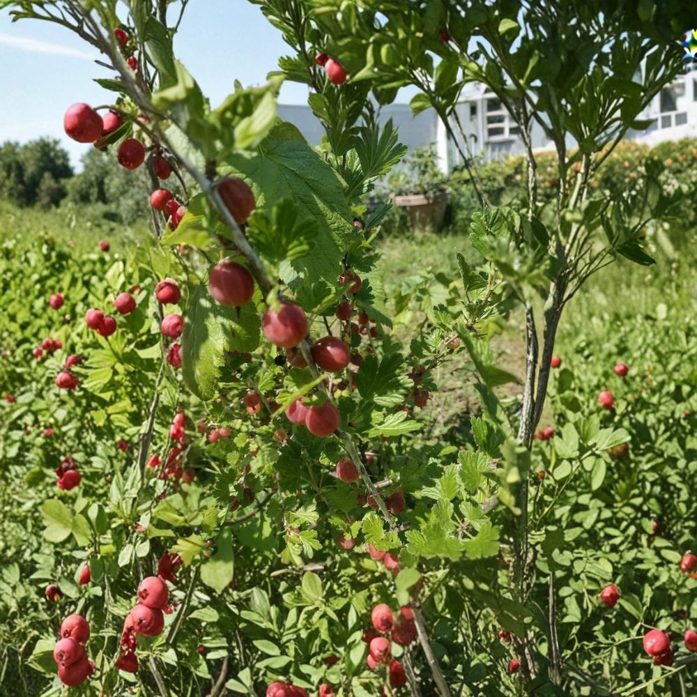 Hinnomaki Red Gooseberry – Live Rooted Starter Plant | Edible Fruit Shrub | Self-Pollinating | Hardy & Easy to Grow