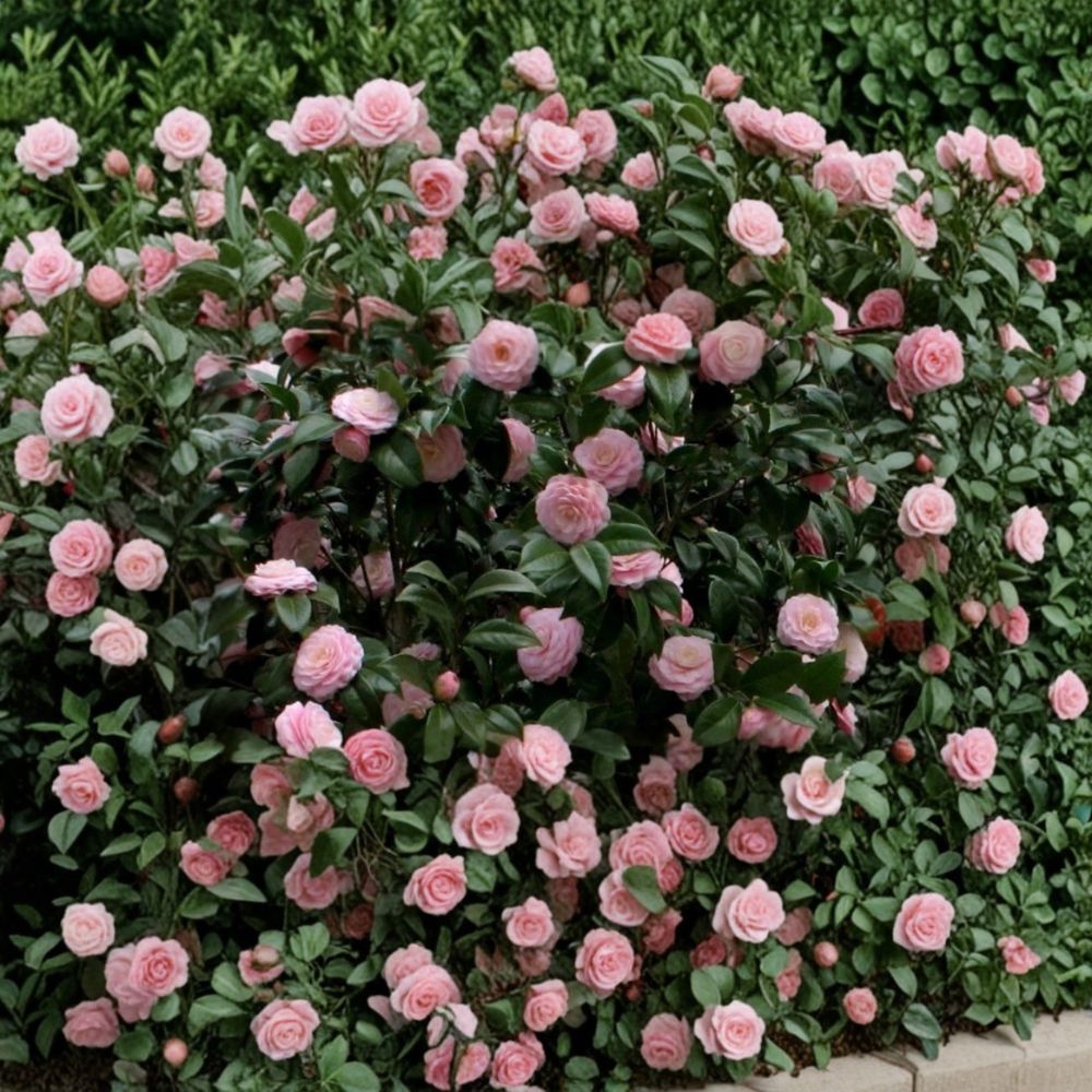 Pink Perfection Camellia – Camellia japonica Live Starter Plant | Evergreen Flowering Shrub | Bare Root Starter | Shade Garden Favorite | Easy to Grow