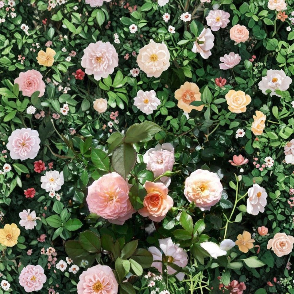 Apricot Drift Rose – Rosa Hybrid Live Shrub | 5 Gallon Size | Disease Resistant Groundcover Rose | Continuous Apricot Blooms | Easy Care Landscape Plant