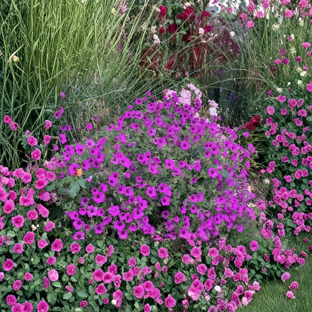 Wild Geranium Cranesbill – 10 Bare Root Plants | Mature M-XL Roots | Hardy Perennial Wildflower | Easy to Grow