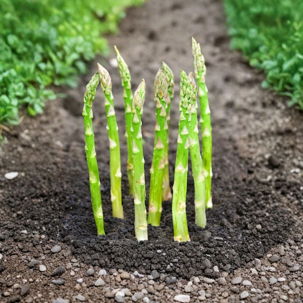 Jersey Giant Asparagus Roots – 10 Bare Root Crowns | Asparagus officinalis | High-Yield Perennial Vegetable
