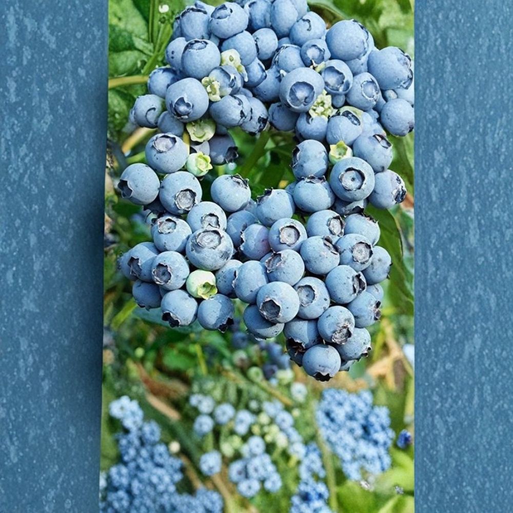 Premier Rabbiteye Blueberry – Vaccinium ashei Live Starter Plant | 4M Size | Ships Without Pot | Sweet Fruit Bush | Easy to Grow