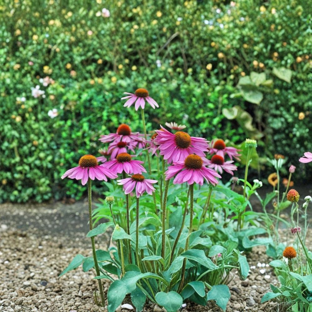 Purple Coneflower – Echinacea purpurea 1 Gallon Live Plant | Fully Rooted Perennial | Pollinator Garden Favorite