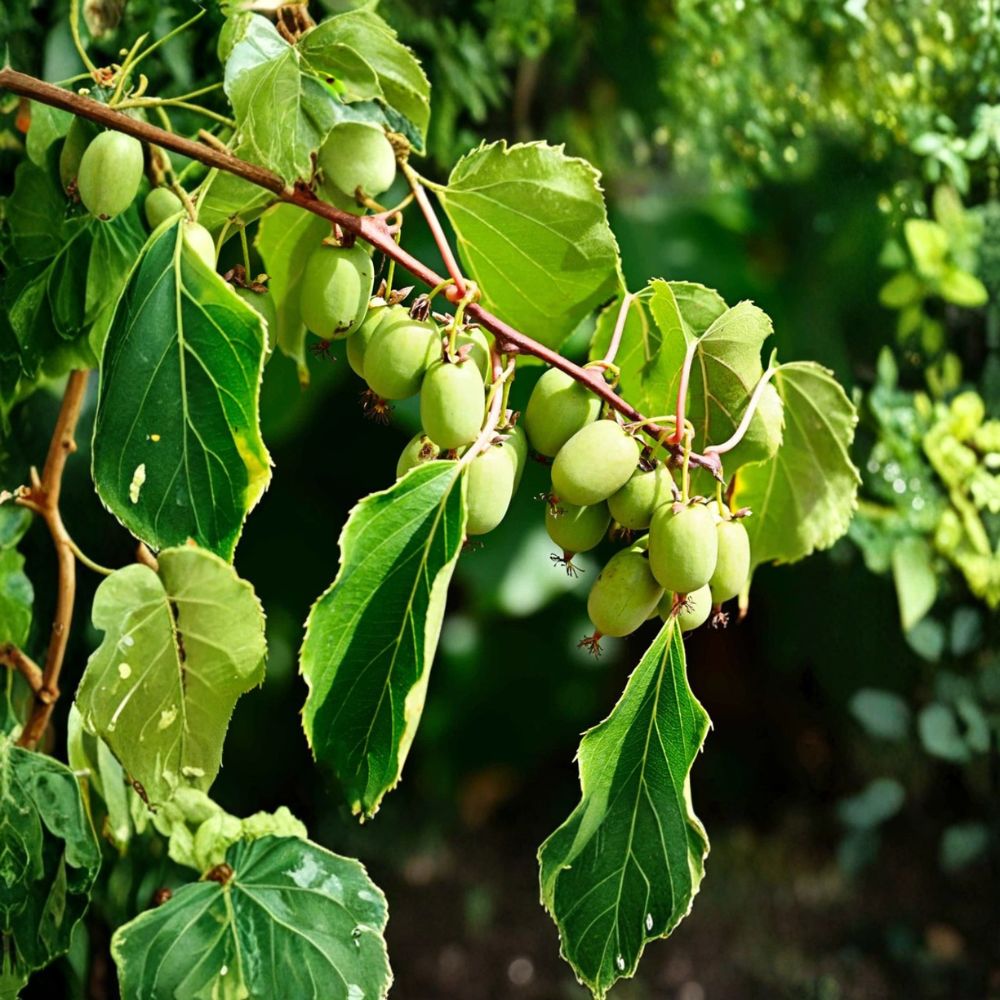 Kiwi Prolific Vine – Live Fruit Starter Plant | 4–6 Inches Tall | Bare Root Soil Ball | Fast-Growing Edible Climbing Vine | Easy to Grow