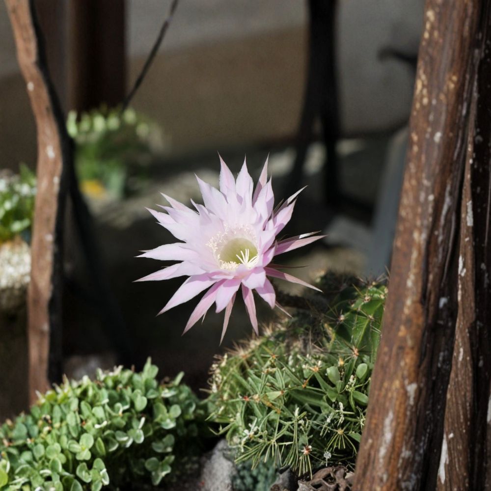 Easter Lily Cactus – Echinopsis oxygona Live Rooted Starter Plant | Bare Root Succulent | Pink Blooming Cactus