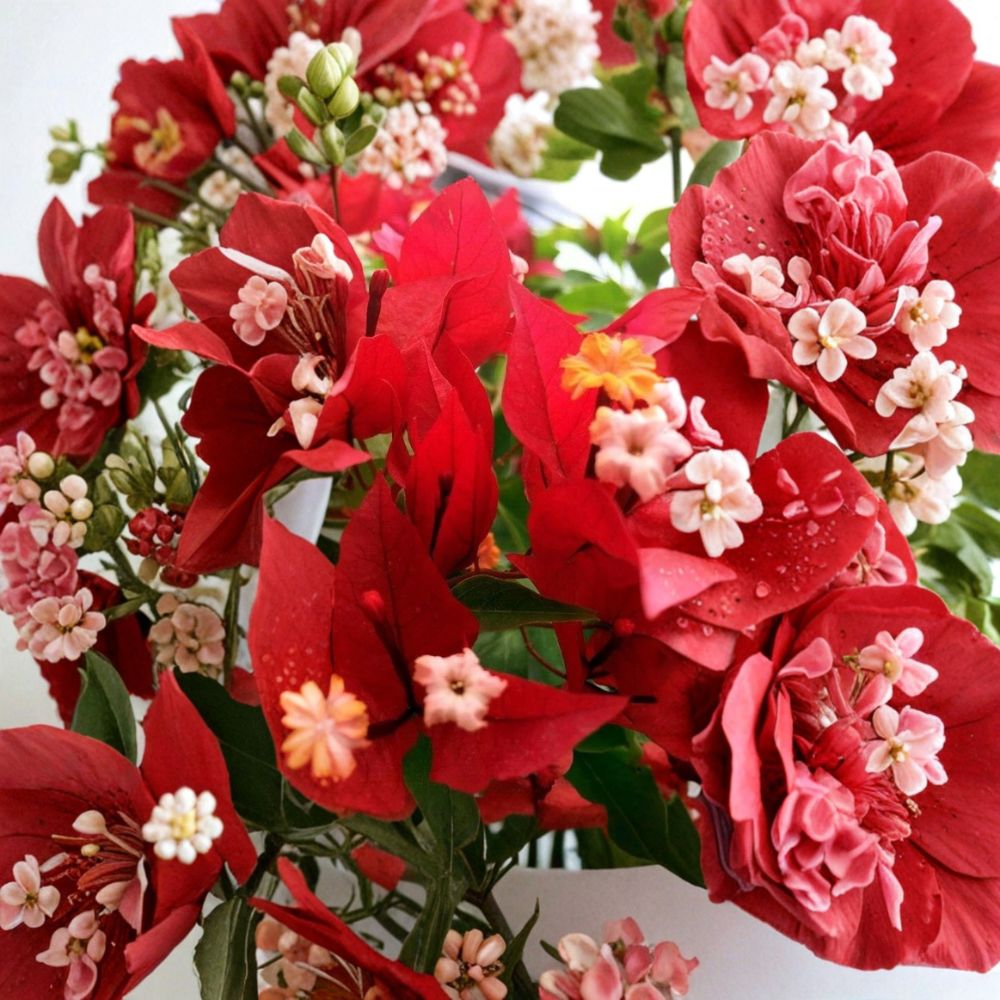 Ruby Bougainvillea – Live Starter Plug Plant | Well-Rooted | Ships in Nursery Pot | Tropical Flowering Vine | Easy to Grow