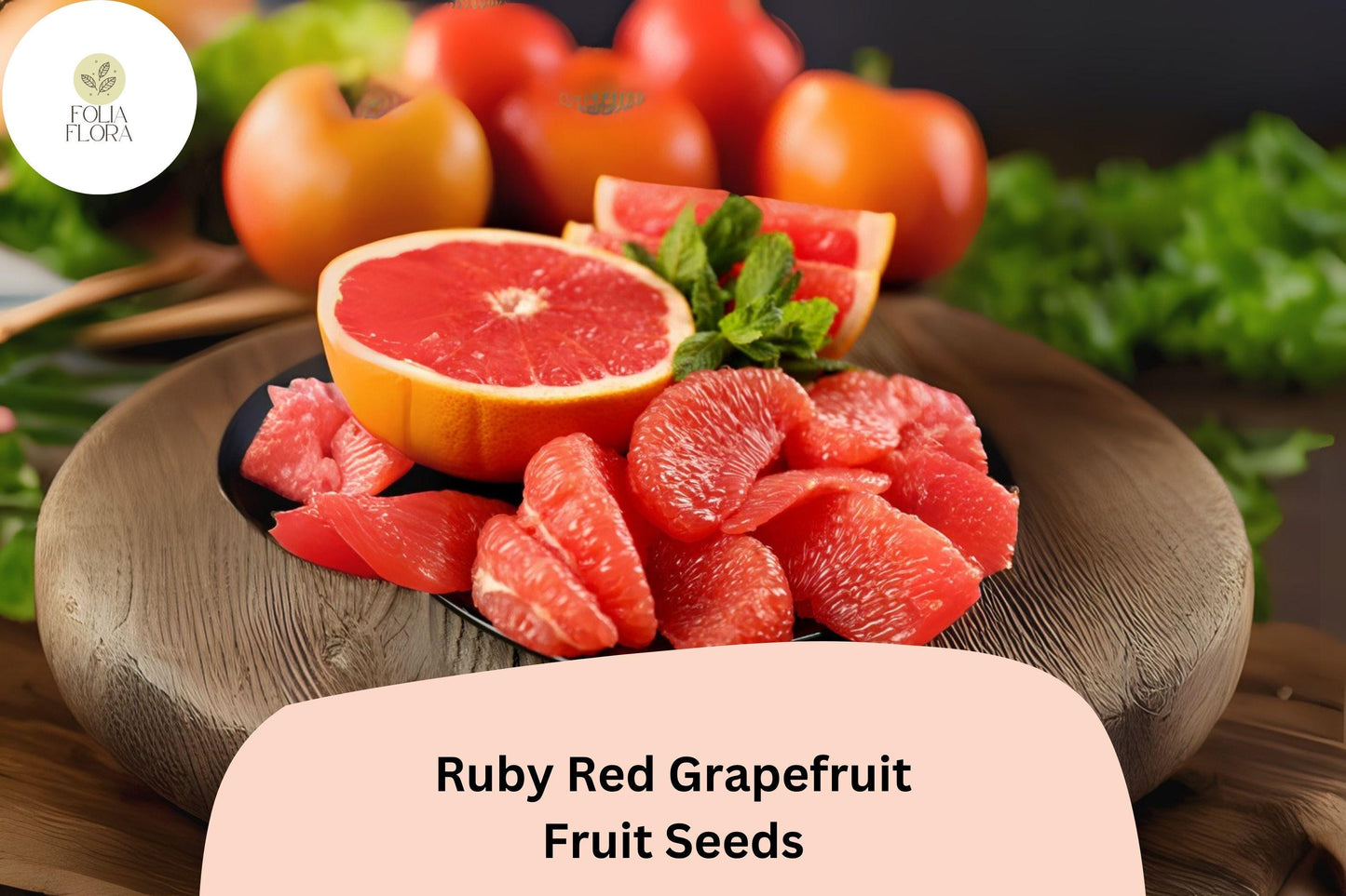 Ruby Red Grapefruit Seeds – 15 Citrus paradisi | Pink Grapefruit Tree Seeds