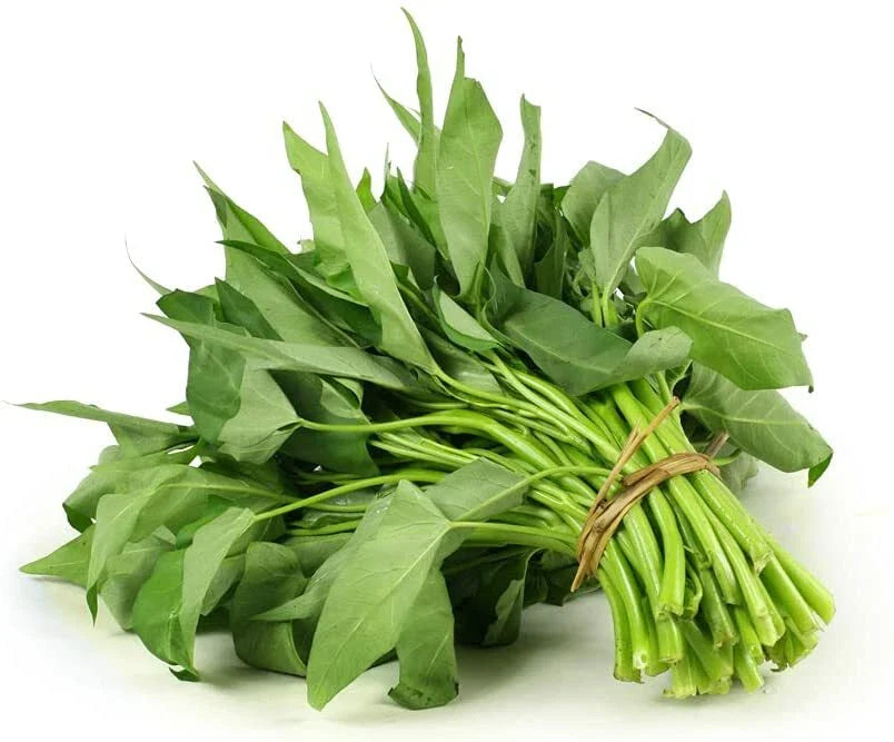Water Spinach Seeds - 100 Count - Ong Choy (Ipomoea aquatica) - Fresh Edible Greens for Home Gardening