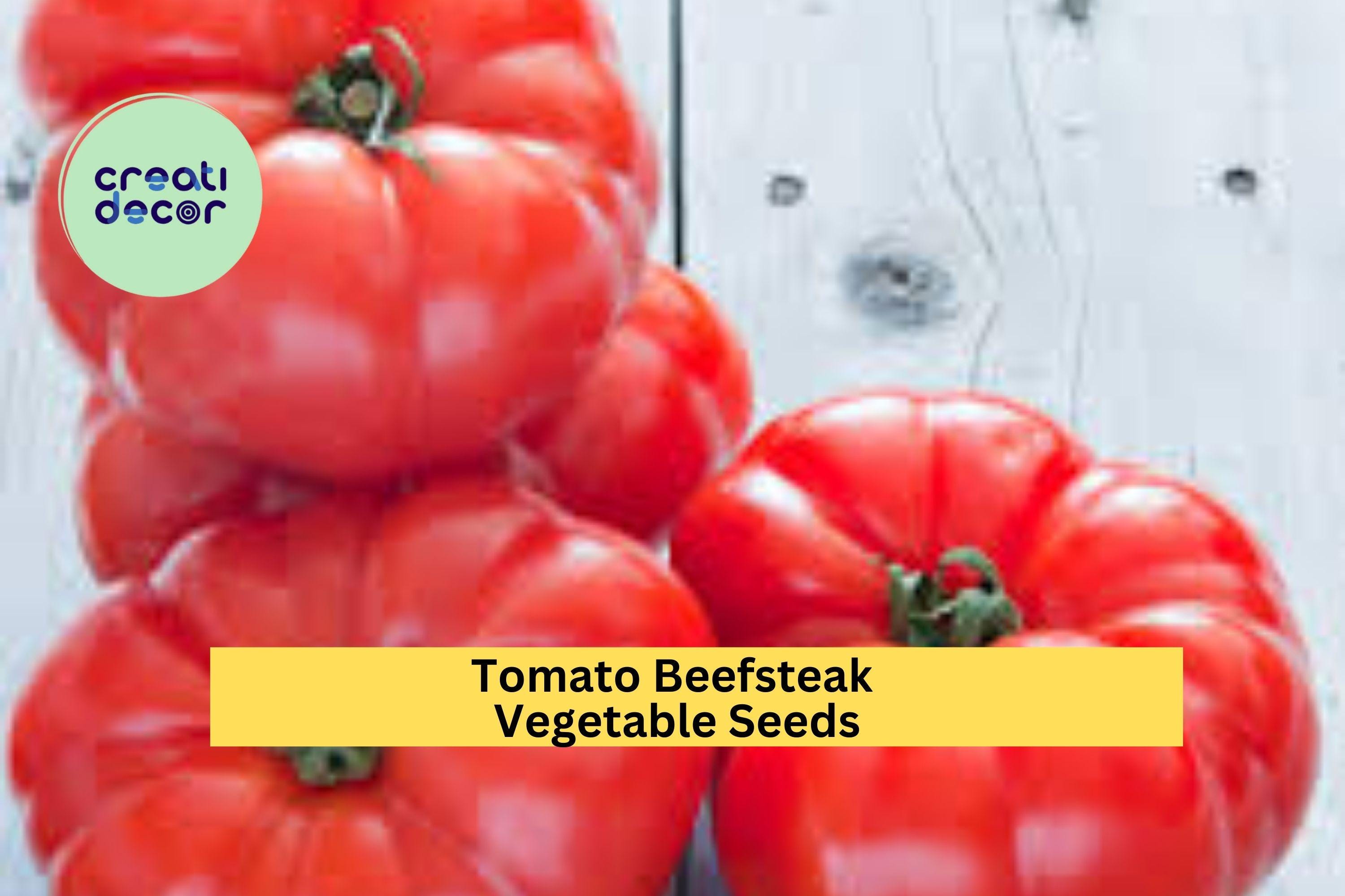 3pcs of 300mg Beefsteak Tomato Seeds – Juicy Giant Slicer Variety for Burgers, Sandwiches & Summer Vegetable Gardens Seeds for Planting