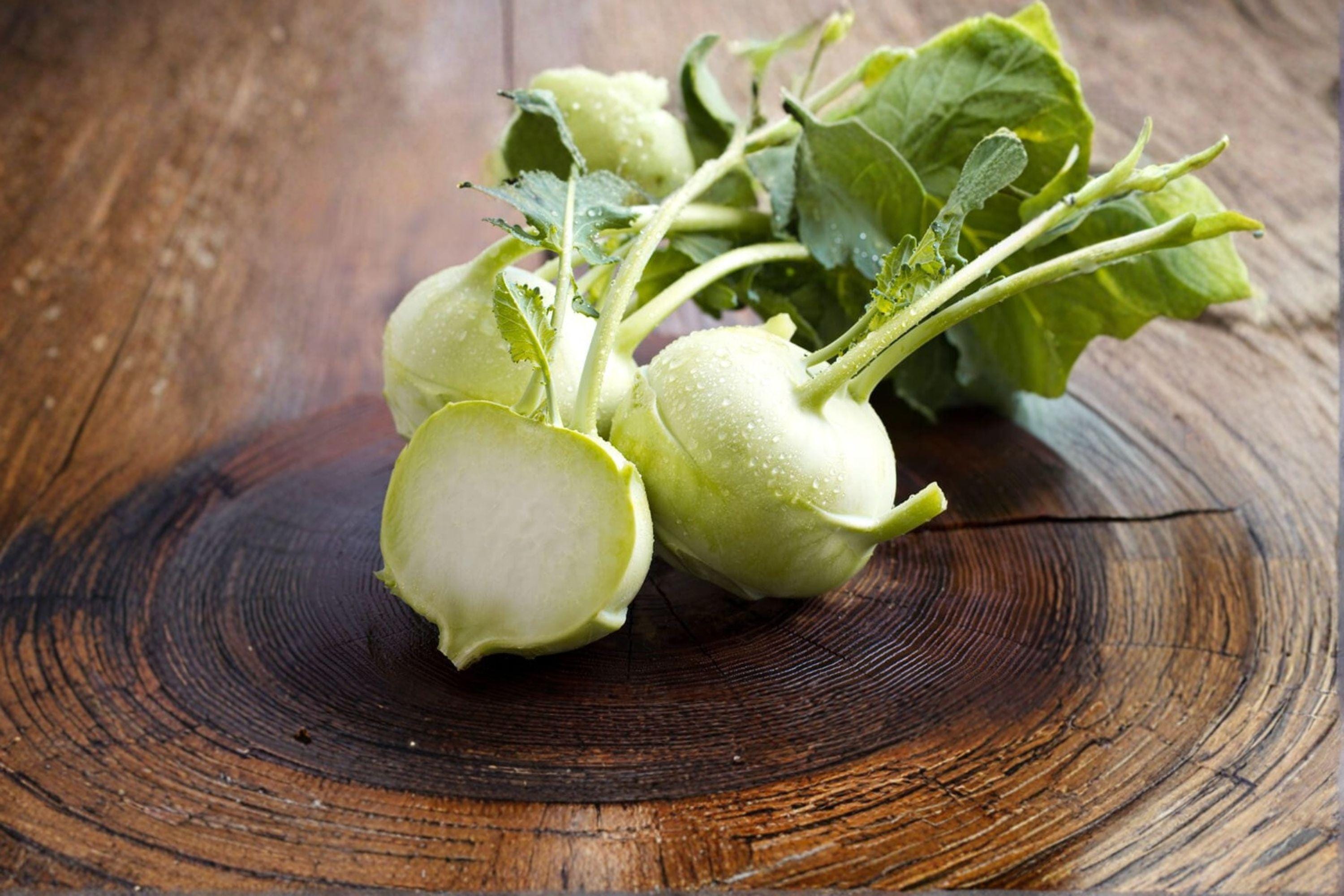 Kohlrabi – White Vienna 150 Seeds | Heirloom Kohlrabi | Mild Sweet Flavor | Fast-Growing Cool-Season Vegetable