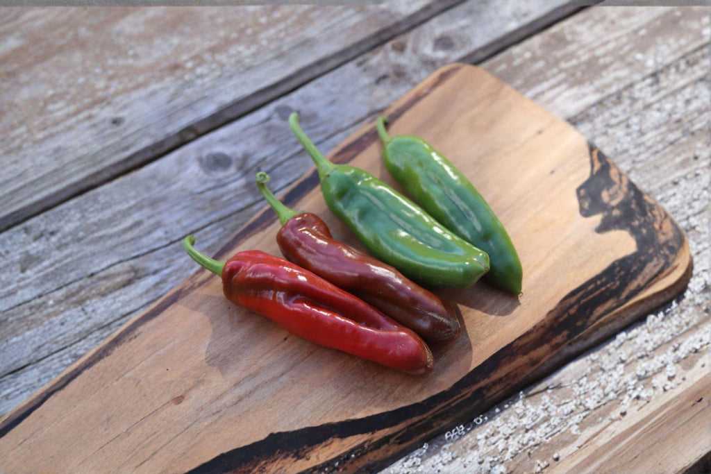 Anaheim Hot Pepper 30 Seeds | Mild–Medium Heat Chili | Long Green Peppers | Versatile Kitchen Favorite