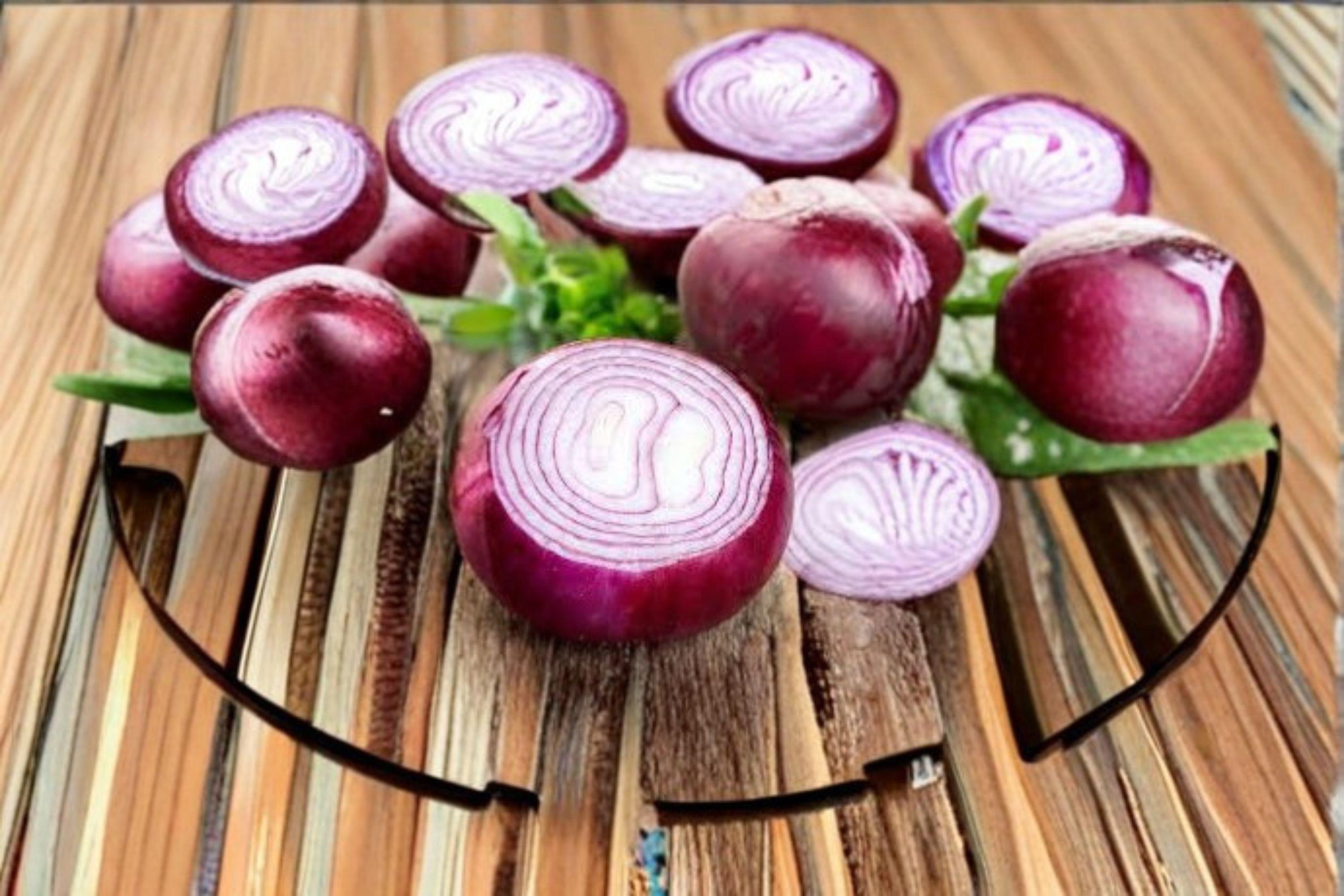 Onion – Red Grano 50 Seeds | Sweet Red Onion | Short-Day Variety | Mild & Juicy Flavor