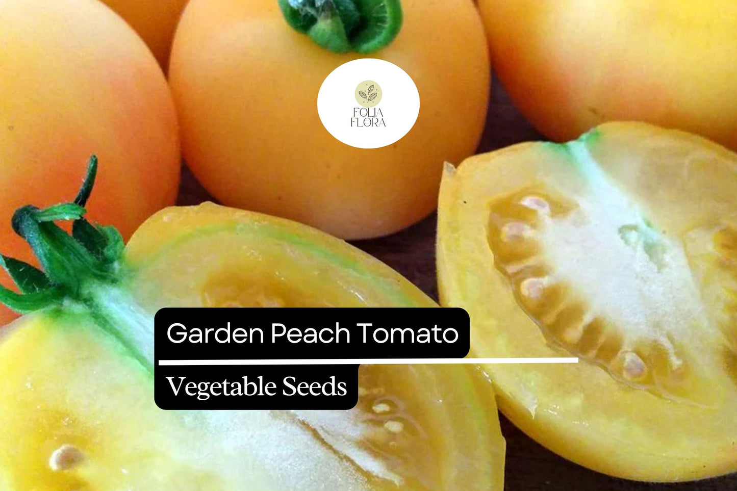 30 Garden Peach Tomato Seeds – Solanum lycopersicum – Heirloom, Sweet & Juicy, Peach-Like Skin, High-Yielding