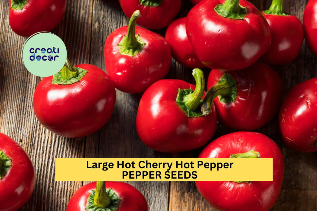 3pcs of 250mg Large Cherry Hot Pepper Seeds – Spicy Round Peppers for Pickling, Sauces, and Home Garden Planting Seeds for Planting