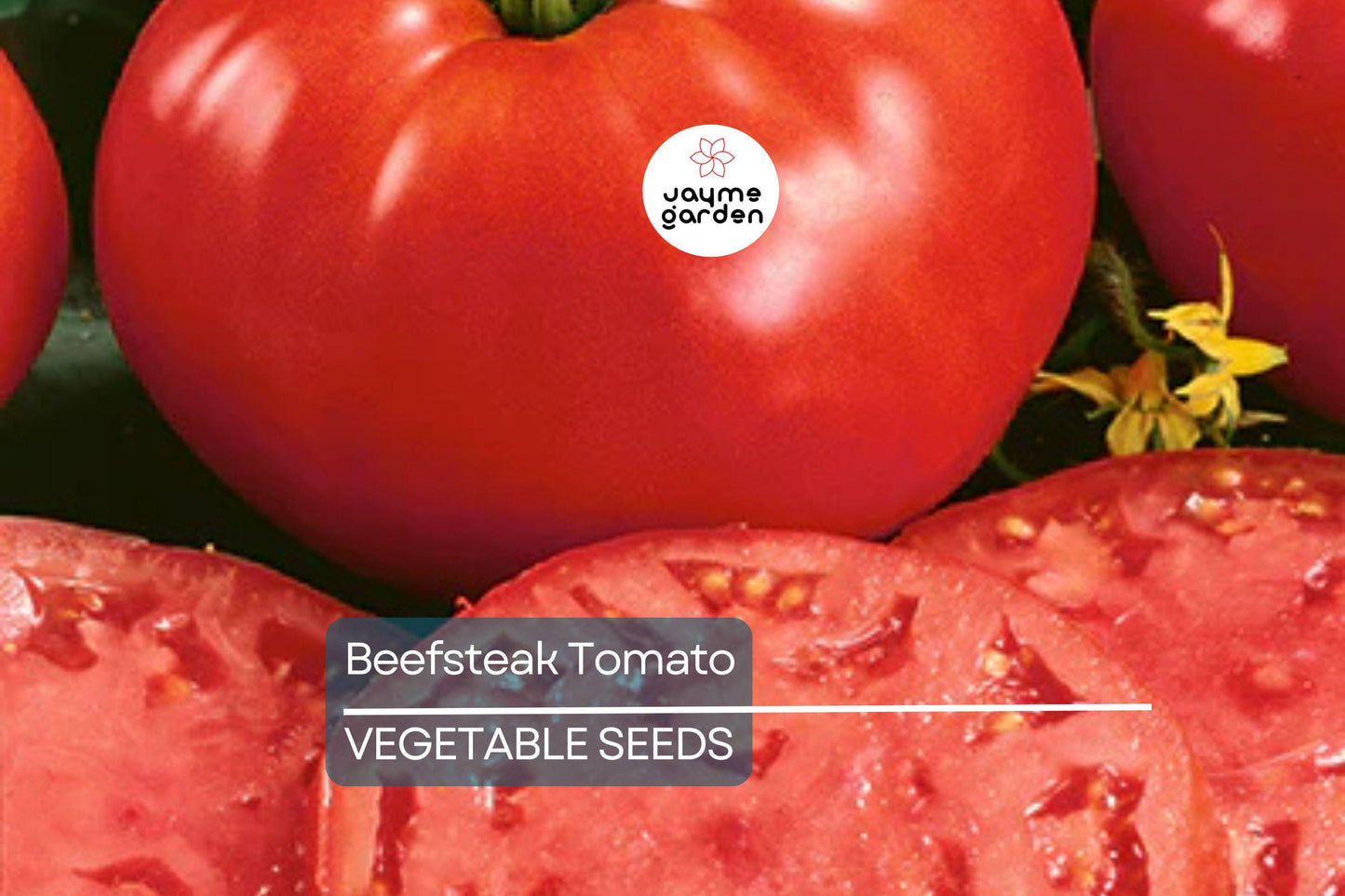 Beefsteak Tomato Seeds - Heirloom, Non-GMO, Slicing, 50 Seeds, Large Juicy Fruit, Full Sun, Zones 3-11, Free Shipping